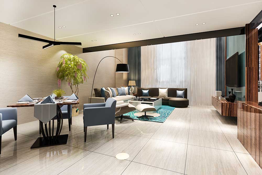 Clubhouse and recreational area at Rustomjee Karjat